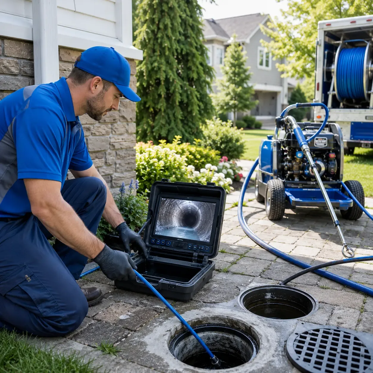 Outdoor drain cleaning professionals serving Elysian, MN